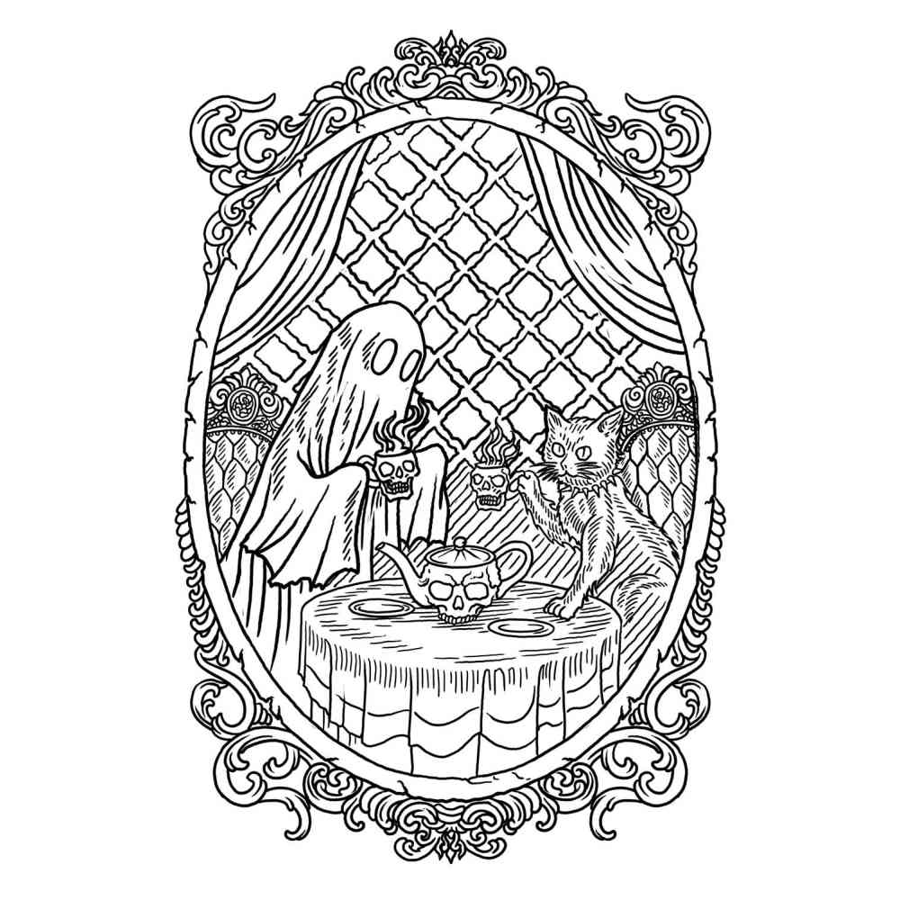 Vampire Freaks - Comfy Goth For Adults Malbuch - Mehrfarben/Weiß